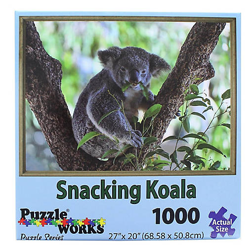 PuzzleWorks 1000 Piece Jigsaw Puzzle  Snacking Koala