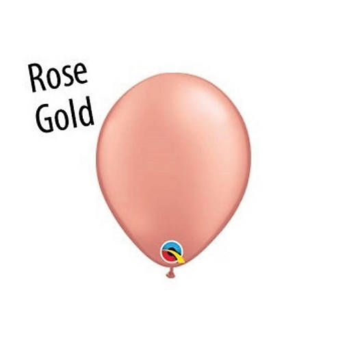 Qualatex - 5" - Rose Gold Plain Balloons