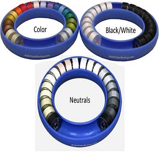 Quilters Select Bobbin Saver 20 Prewound Bobbins Neutral