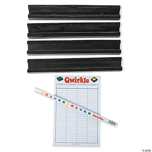 Qwirkle&amp;#8482; Tile Racks &amp; Scorepad Bonus Pack