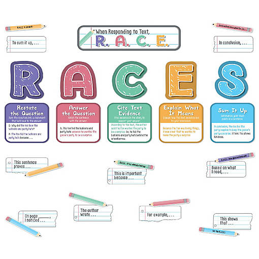 R.A.C.E. Writing Strategy Bulletin Board Set