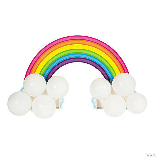 Rainbow Balloon Centerpiece Kit - Makes 1