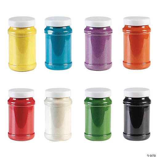 Rainbow Craft Sand Assortment - 8 Pc.