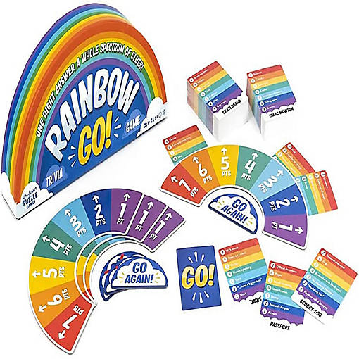 Rainbow Go Fast-Paced Trivia Game