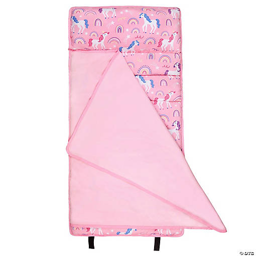 Rainbow Unicorns Microfiber Toddler Nap Mat