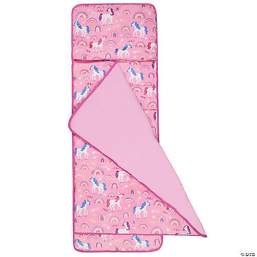 Rainbow Unicorns Plush Nap Mat
