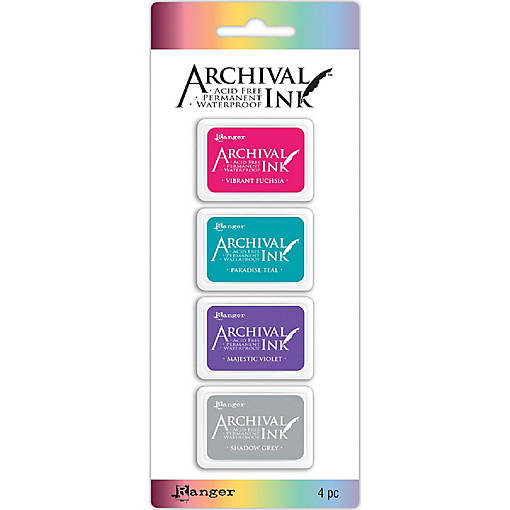 Ranger Archival Mini Ink Pad Kits-Kit 4