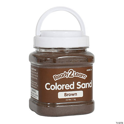 READY 2 LEARN Colored Sand - Brown - 2.2 lbs