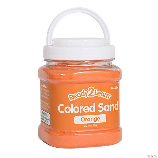 READY 2 LEARN Colored Sand - Orange - 2.2 Pounds