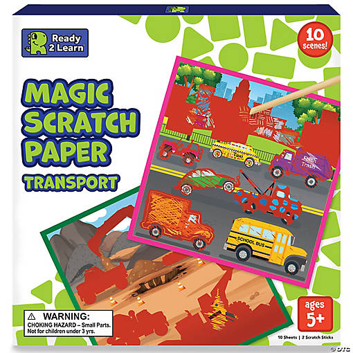 READY 2 LEARN Magic Scratch Paper, Transport