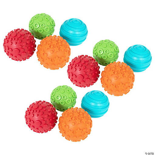 Ready 2 Learn Paint and Dough Texture Spheres, 4 Per Set, 3 Sets