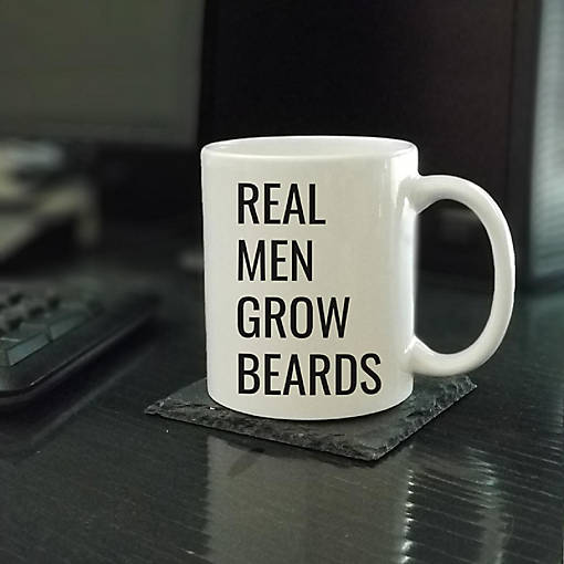 Real Men Grow Beards Ceramic Mug