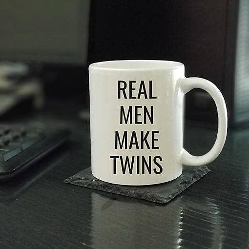 Real Men Make Twins Ceramic Mug