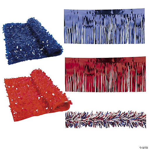 Red and Blue Event or Classroom Decorating Kit - 6 Pc.