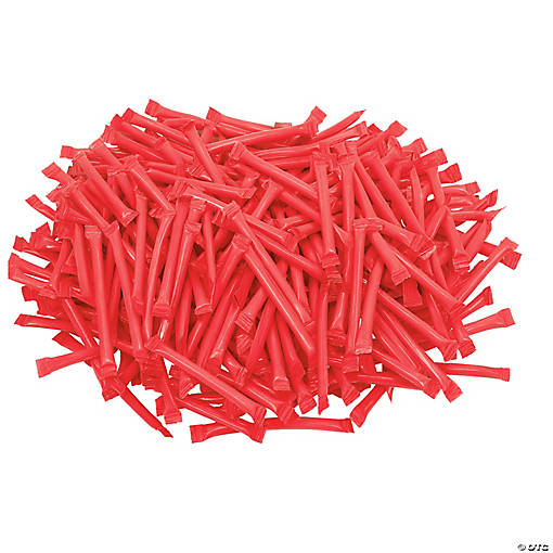 Red Candy-Filled Straws - 240 Pc.