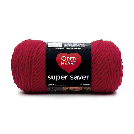 Red Heart Super Saver Yarn-Cherry Red