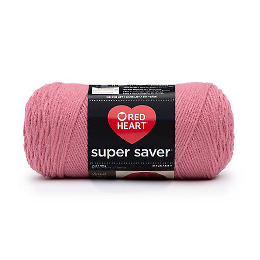 Red Heart Super Saver Yarn-Light Raspberry