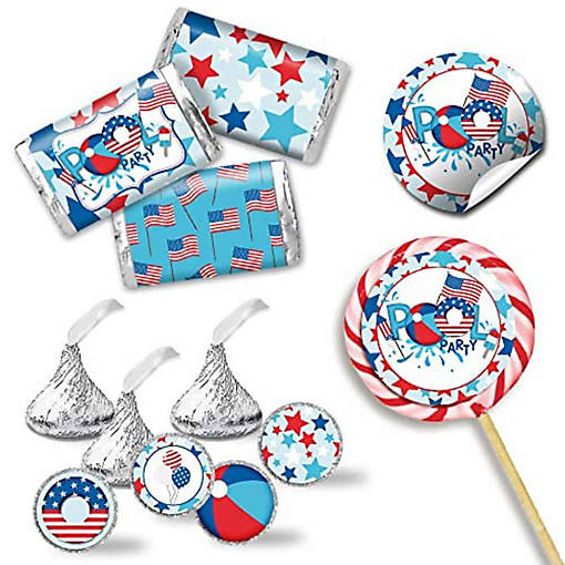 Red, White &amp; Pool Sticker Bundle 429pc. by AmandaCreation