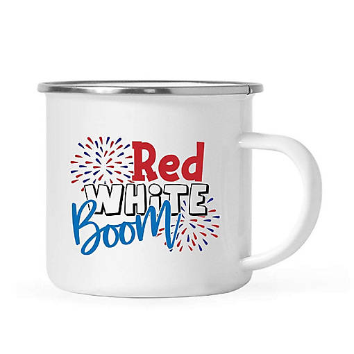 Red White Boom 11oz Campfire Mug