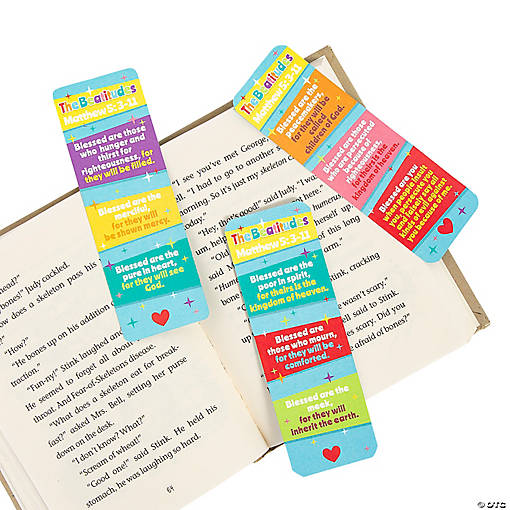 Religious Beatitudes Bookmarks - 24 Pc.