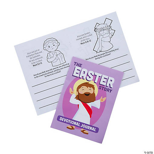 Religious Easter Devotional Emotion Journals - 12 Pc.