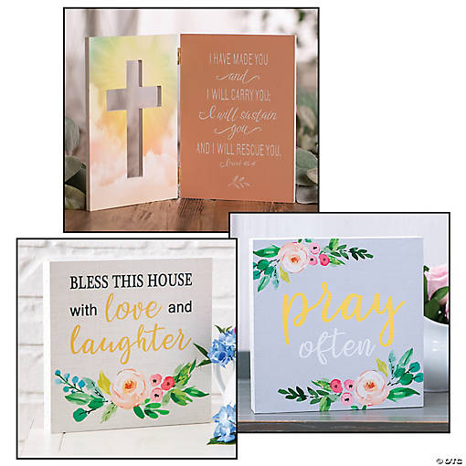 Religious Spring Home Decorating Kit - 3 Pc.