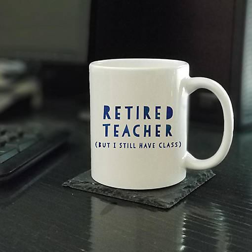 Retired Teacher Class Ceramic Mug