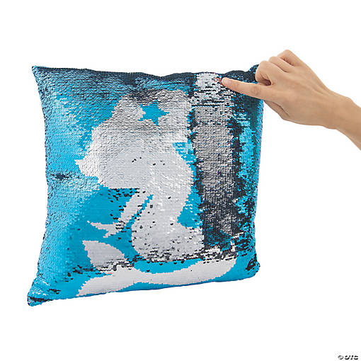 Reversible Sequins Mermaid Pillow