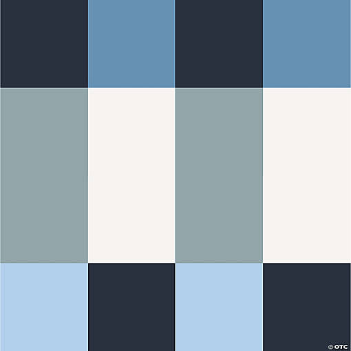 RoomMates Framework Blue Peel and Stick Wallpaper