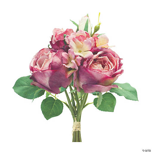 Rose Bundle (Set Of 6) 12.5"H Polyester