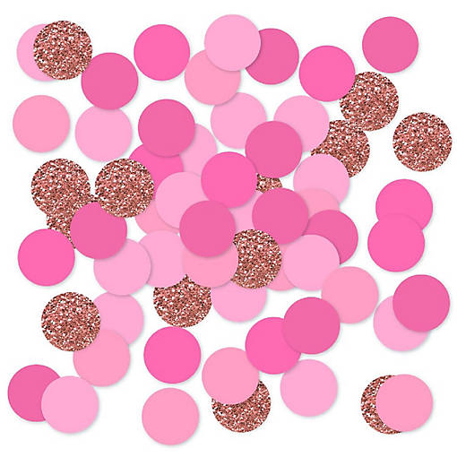 Rose Gold Boho Blush Confetti 180-Pack