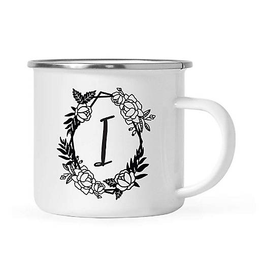 Roses Monogram I 11oz Campfire Mug