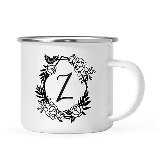Roses Monogram Z 11oz Campfire Mug
