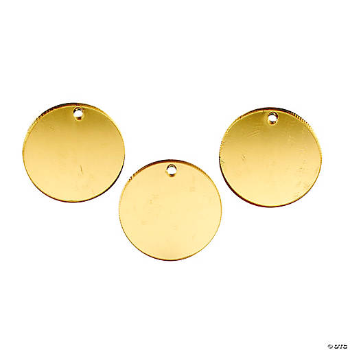 Round Acrylic Gift Tags - 12 Pc.