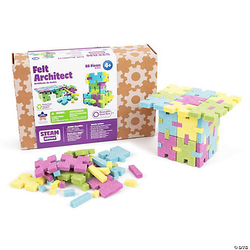 Roylco Felt Architect, 88 Pieces