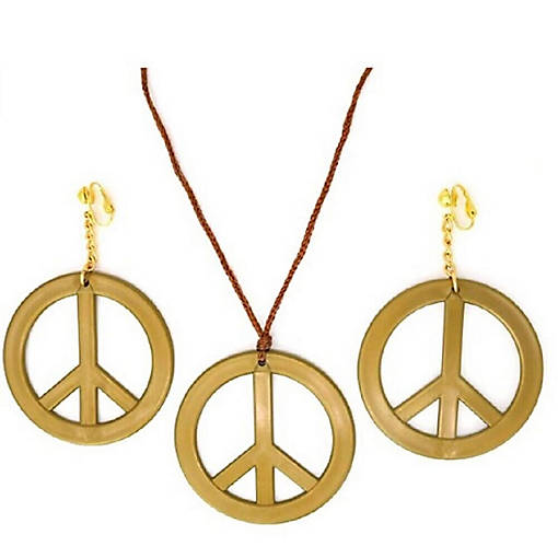 Rubie's Peace Pendant/Earring Set Costume Accessory