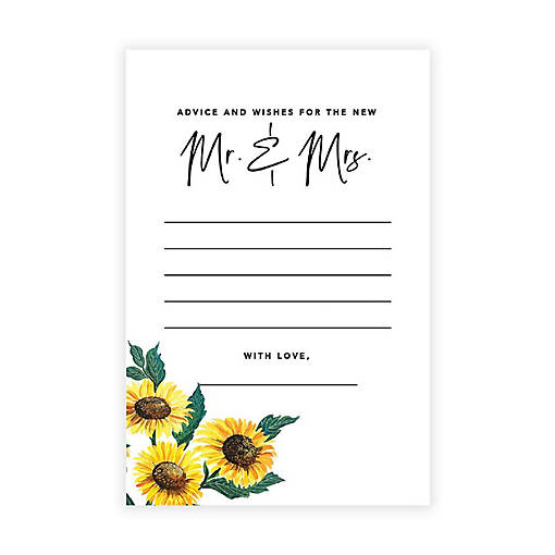 Rustic Sunflower Advice 4x6IN 56PC