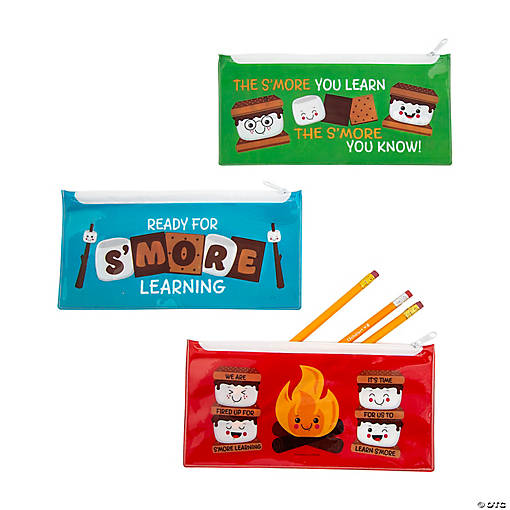 S&amp;#8217;more Learning Pencil Cases - 12 Pc.