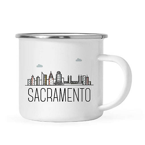 Sacramento Skyline 11oz Camp Mug