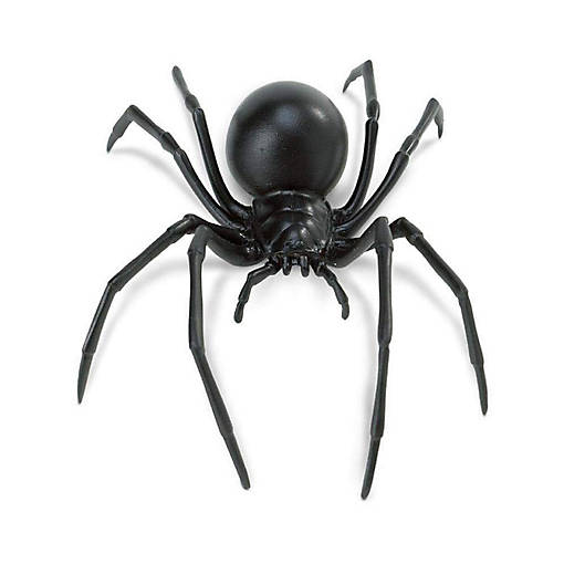 Safari Black Widow Spider Toy
