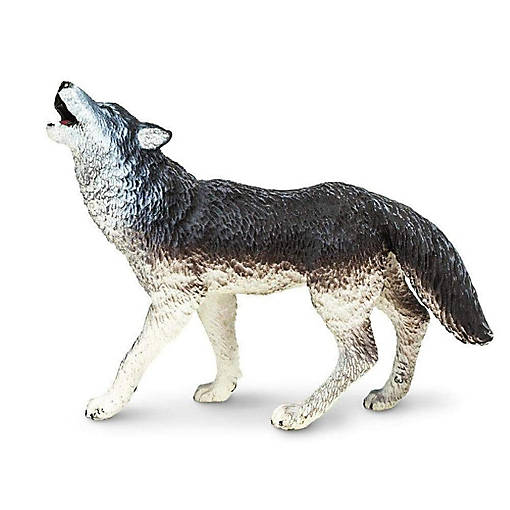 Safari Gray Wolf Toy