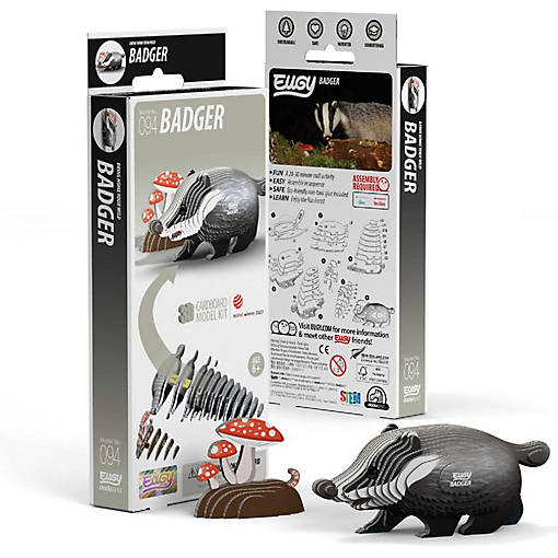 Safari Ltd EUGY Badger 3D Puzzle