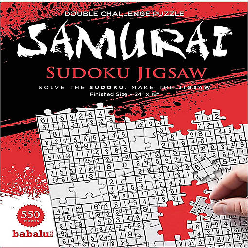 Samurai Sudoku 550 Piece Jigsaw Puzzle