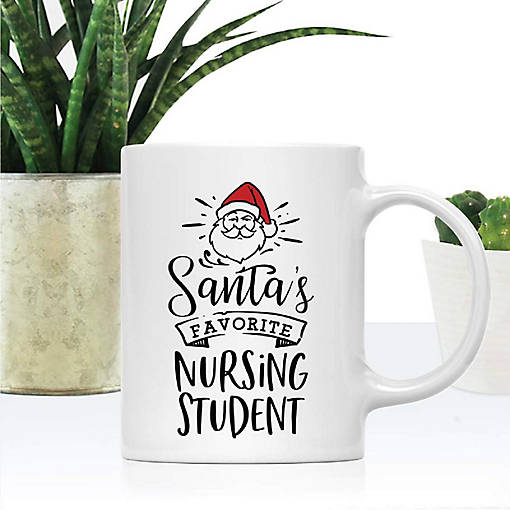 Santa Claus Favorite Nursing Student Mug