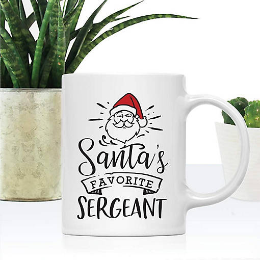 Santa Claus Favorite Sergeant Ceramic Mug