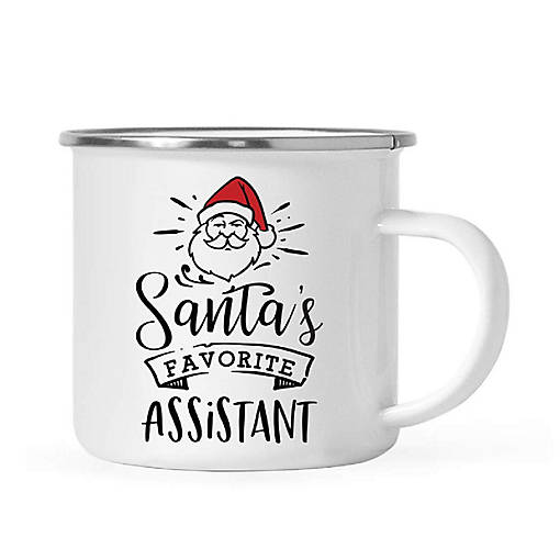 Santa Loves Assistant 11oz Camp Mug