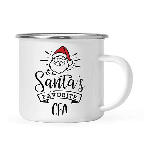 Santa Loves CFA Analyst 11oz Camp Mug