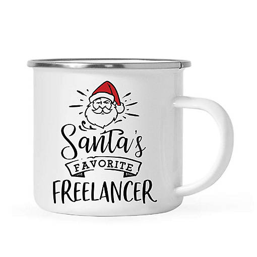 Santa Loves Freelancer 11oz Camp Mug