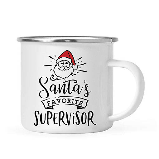 Santa Loves Supervisor 11oz Camp Mug