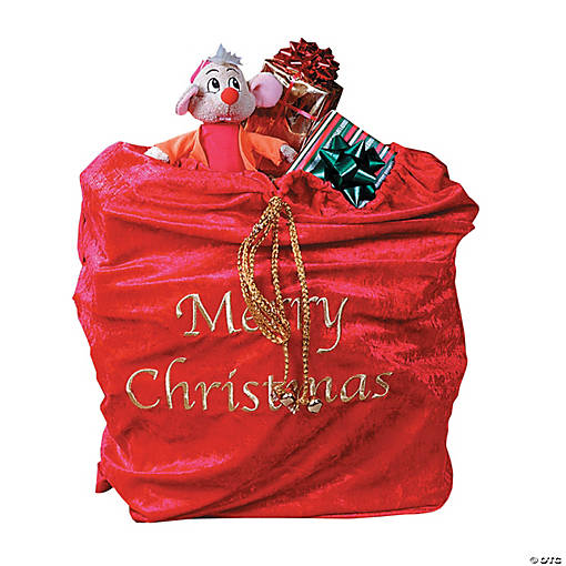 Oriental Trading : Customer Reviews : Santa Sack Drawstring Bag